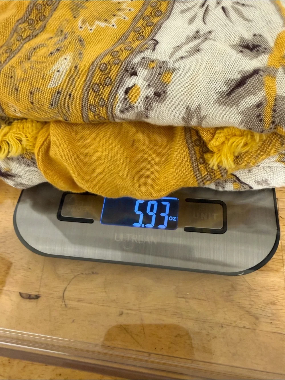 torrid White and Mustard Floral Bandana Kimono
